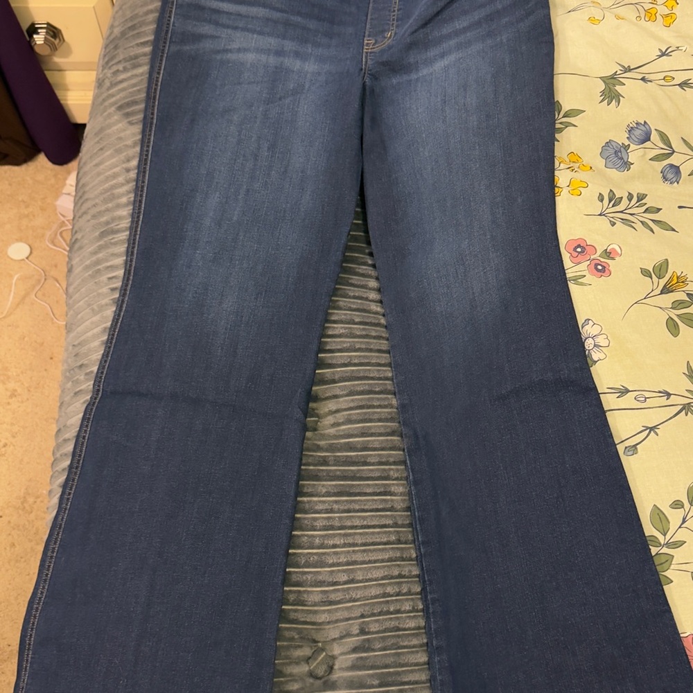 SPANX Midnight Blue Flare  Leg Jeans
